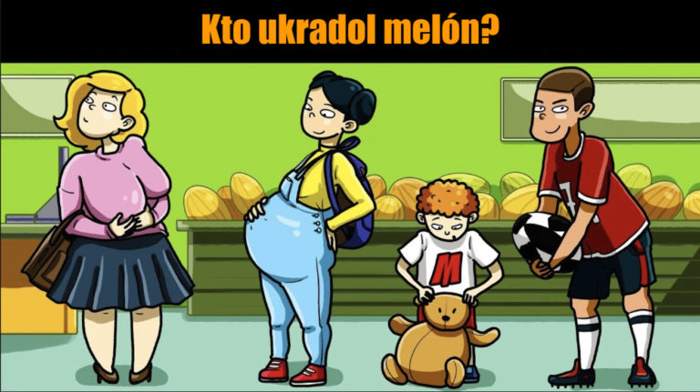 Hádanka pro bystré jedince: Dokážete uhodnout, kdo ukradl meloun?