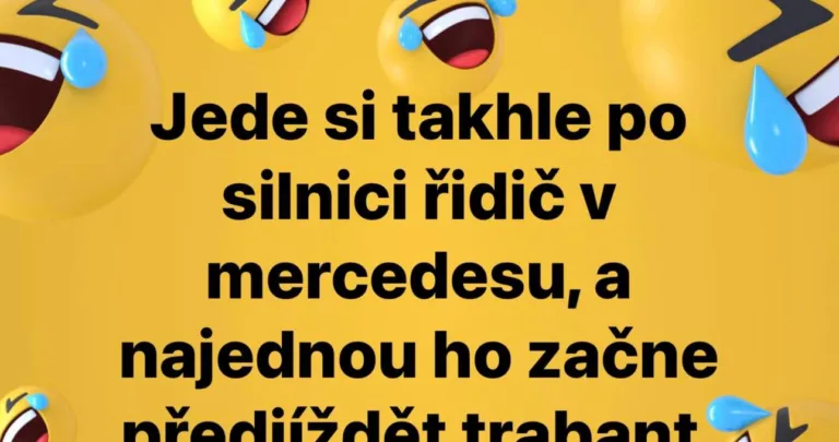 VTIP: Jede si takhle po silnici řidič v mercedesu…