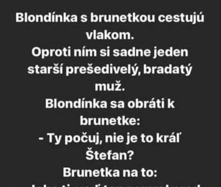 VTIP: Blondýna cestuje vlakem s brunetou ….. :D